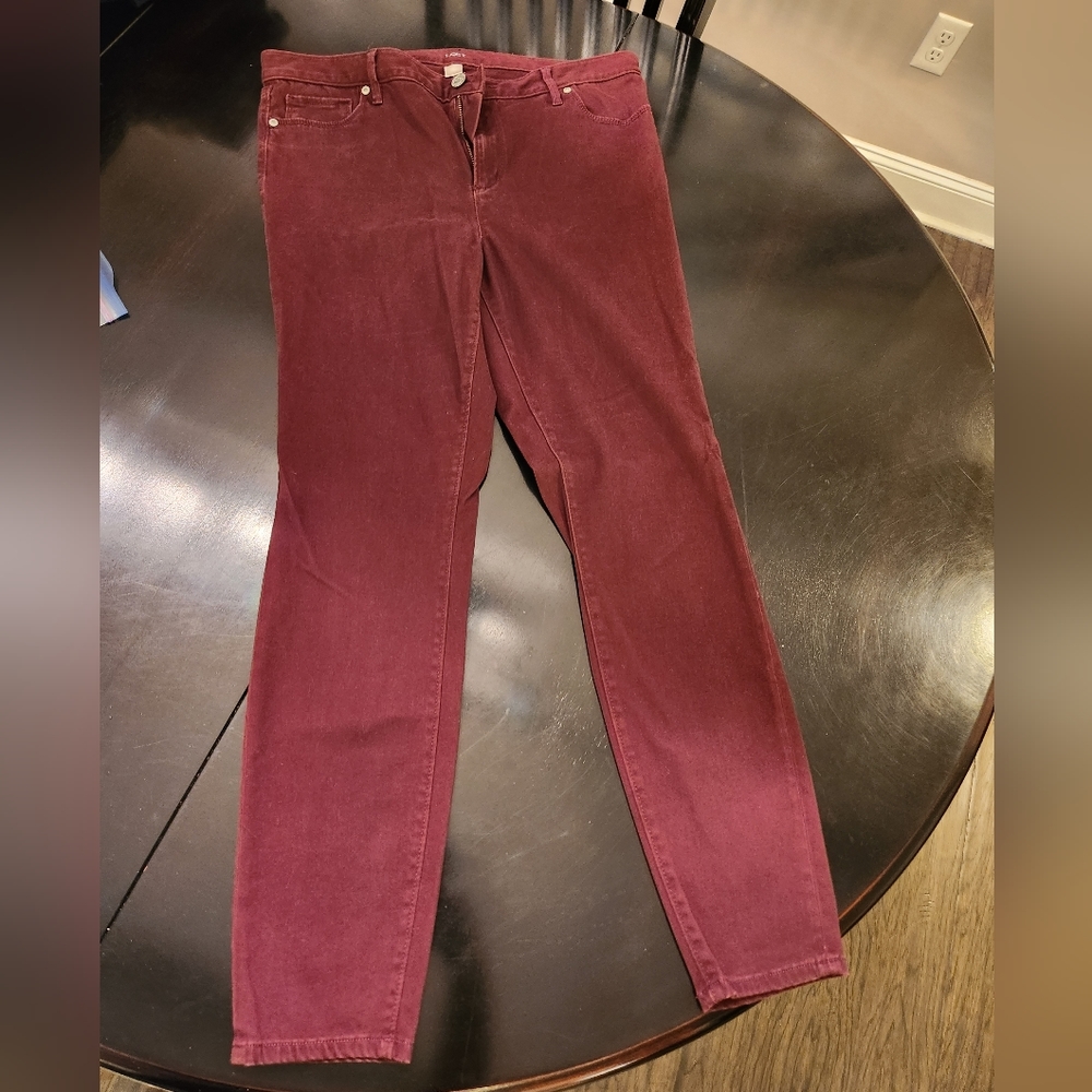 LOFT maroon legging ❤️